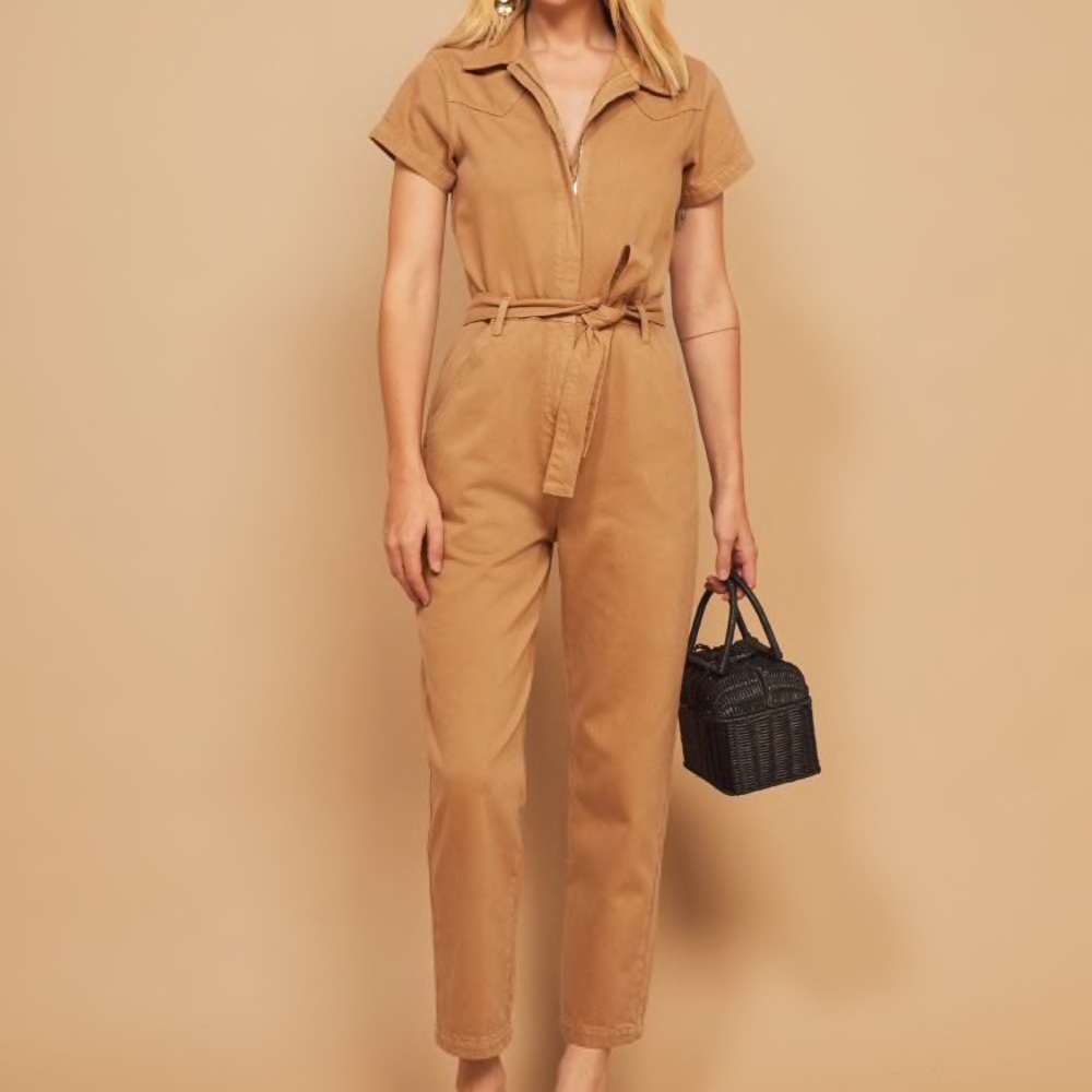 NWT Reformation Kenny Boiler Jumpsuit size 12